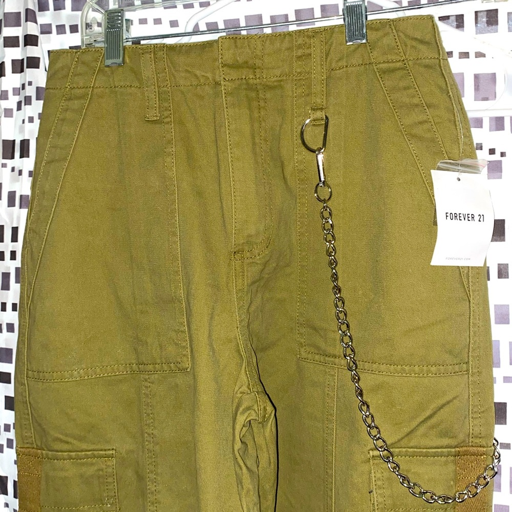 Forever21 Cargo Pants With Chain